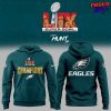 Philadelphia Eagles Lets Hunt Super Bowl LIX White Hoodie