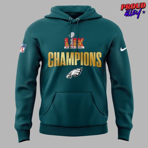 Philadelphia Eagles Lets Hunt Super Bowl LIX Blue Hoodie