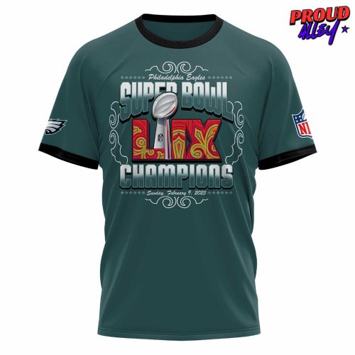 Philadelphia Eagles NFL Super Bowl LIX Champions Limited TShirt