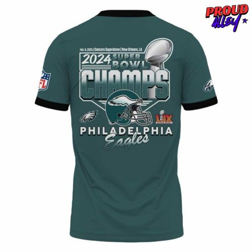 Philadelphia Eagles NFL Super Bowl LIX Champions Limited TShirt