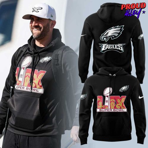 Philadelphia Eagles Super Bowl LIX 2025 Nike Hoodie Set