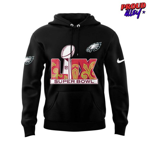 Philadelphia Eagles Super Bowl LIX 2025 Nike Hoodie Set