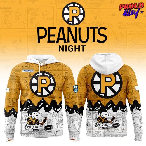 Providence Bruins Anniversary of Peanuts Hoodie