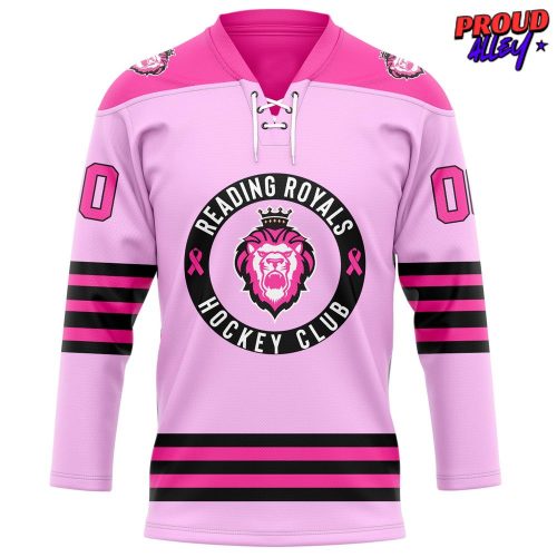 Reading Royals Pink in the Rink 2025 Hockey Jersey