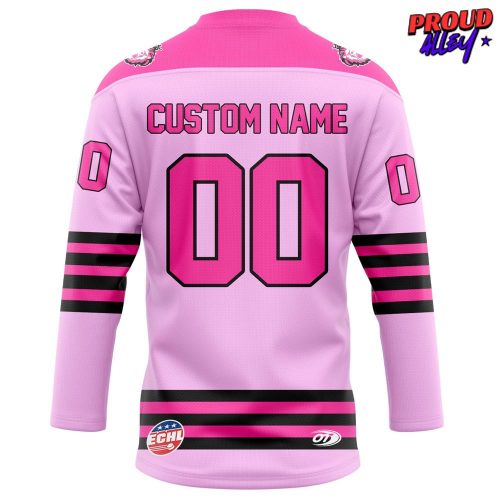 Reading Royals Pink in the Rink 2025 Hockey Jersey