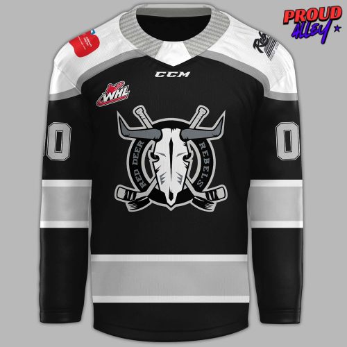 Red Deer Rebels New Uniform 202425 Hockey Jersey