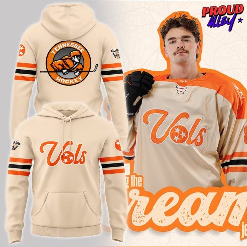 Tennessee Volunteers Ice Hockey Cream 2025 Jersey