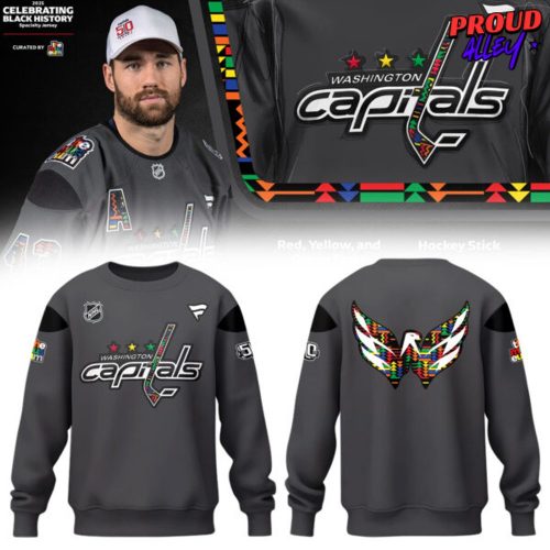 Washington Capitals 2025 Black History Celebration Sweatshirt