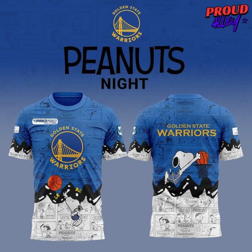 Golden State Warriors Anniversary of Peanuts Special TShirt