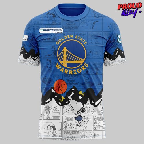 Golden State Warriors Anniversary of Peanuts Special TShirt