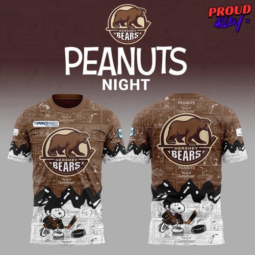 Hershey Bears Anniversary of Peanuts TShirt