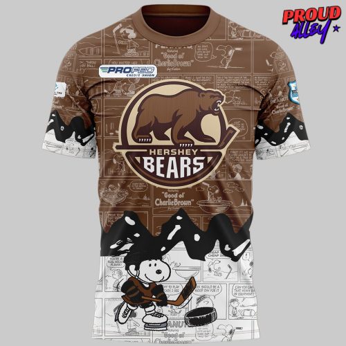 Hershey Bears Anniversary of Peanuts TShirt