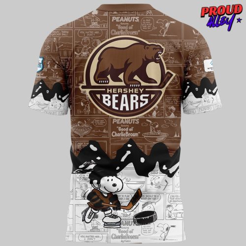 Hershey Bears Anniversary of Peanuts TShirt