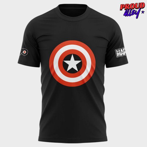 Philadelphia Flyers Marvel Super Hero Game 2025 TShirt