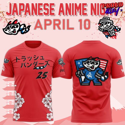 Rocket City Trash Pandas Japanese Anime Night 2025 TShirt